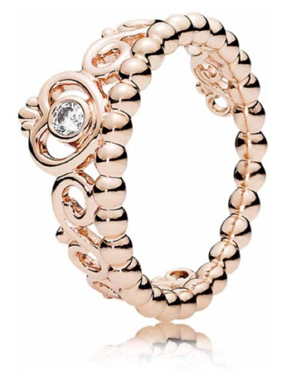 Genuine PANDORA My Princess Ring; 180880CZ